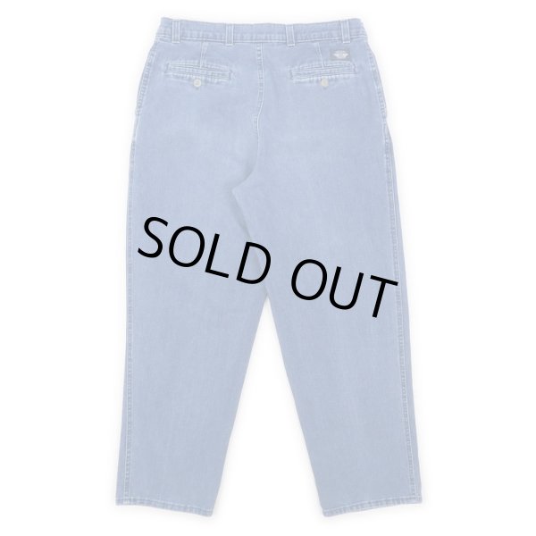 画像2: Early 90's DOCKERS 2タック デニムトラウザー “MADE IN USA” (2)