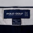 画像4: 90's Polo Ralph Lauren 2タック チノトラウザ― “Classic Golf Pant / NAVY” (4)