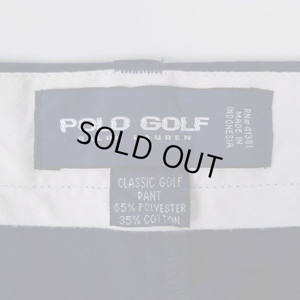 画像4: 90's Polo Ralph Lauren 2タック チノトラウザ― “Classic Golf Pant / NAVY” (4)
