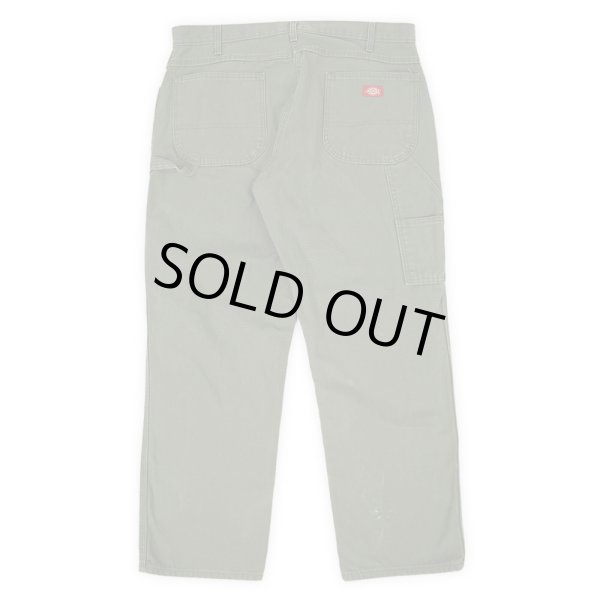 画像2: 00's Dickies ダック ペインターパンツ "MOSS GREEN / W36 L30" (2)