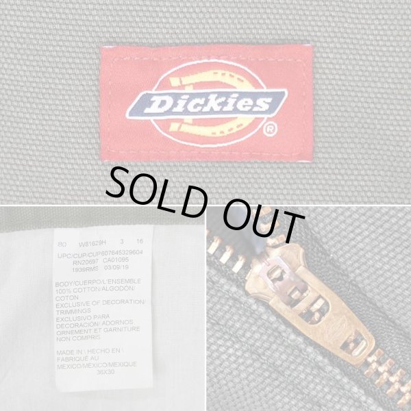 画像3: 00's Dickies ダック ペインターパンツ "MOSS GREEN / W36 L30" (3)