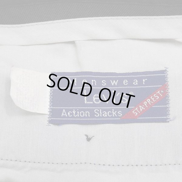 画像3: 80-90's Levi's アクションスラックス “BLACK / Boot-Cut” (3)