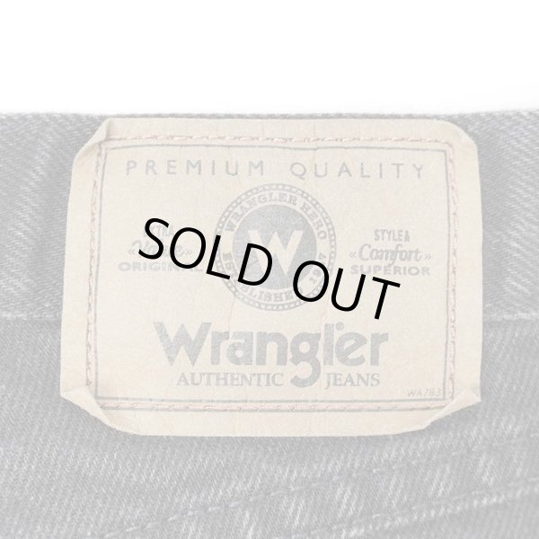 画像3: 00's Wrangler 976T1CB ブラックデニムパンツ "W33 L30" (3)