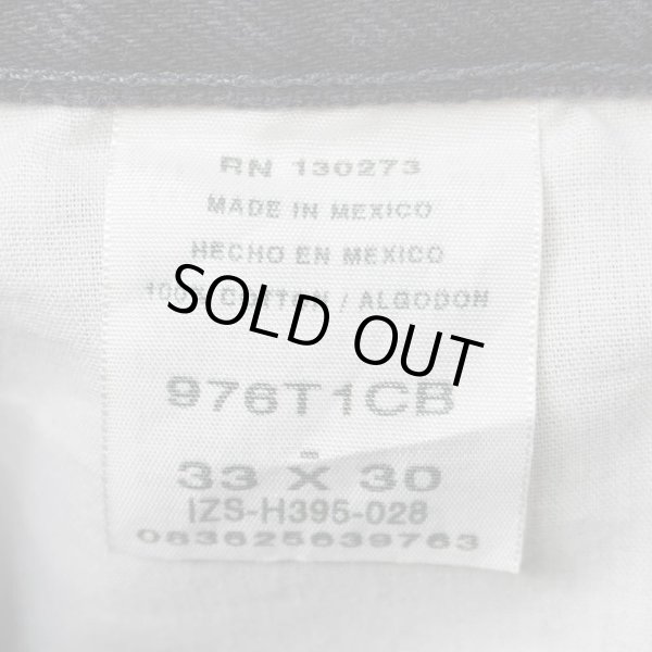 画像4: 00's Wrangler 976T1CB ブラックデニムパンツ "W33 L30" (4)