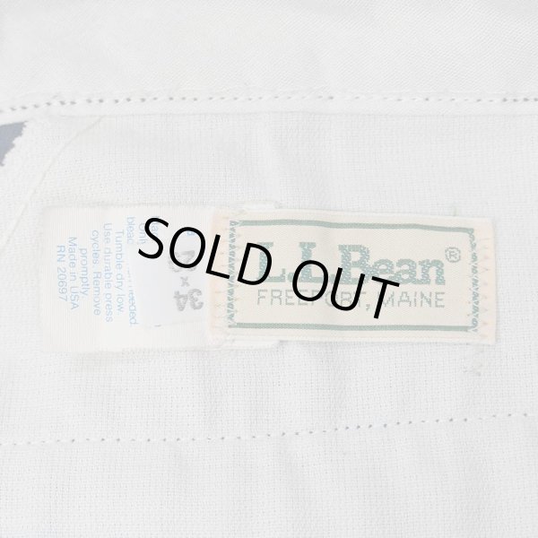 画像3: 80's L.L.Bean × Dickies 874型 ワークパンツ "NAVY / W34 L29 / MADE IN USA" (3)