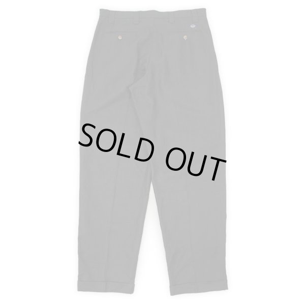 画像2: 90's DOCKERS 2タック コットンリネントラウザー "BLACK / W32 L32" (2)