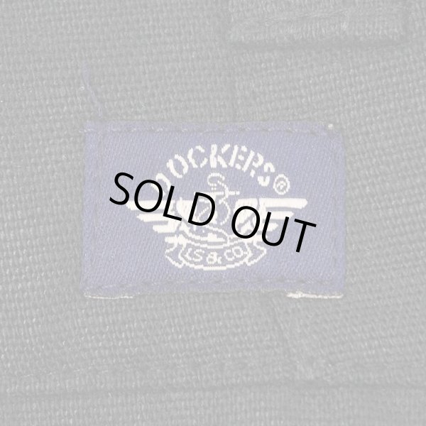 画像3: 90's DOCKERS 2タック コットンリネントラウザー "BLACK / W32 L32" (3)