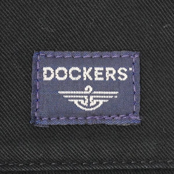 画像4: 00's DOCKERS 2タック チノトラウザー "BLACK / W34 L29" (4)