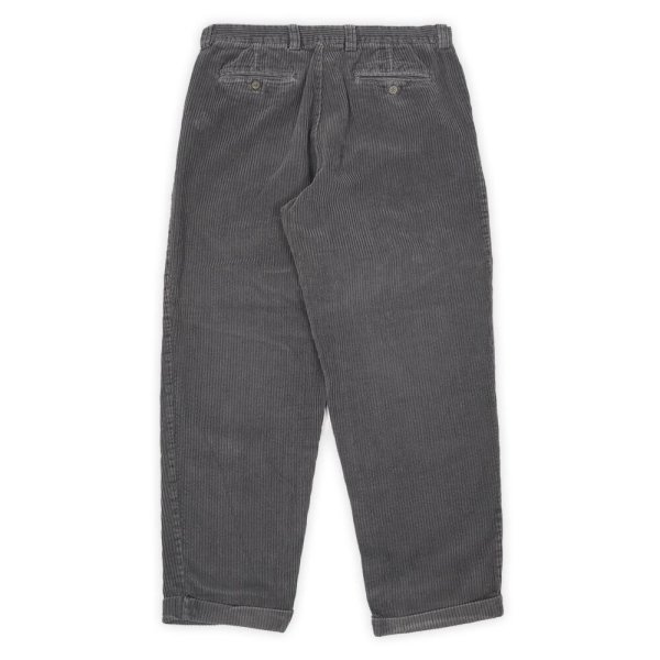 画像2: 90's EMS 2タック 太畝コーデュロイトラウザー "W36 L30" (2)