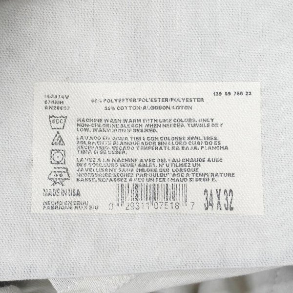 画像3: 90's Dickies 874 ワークパンツ "MADE IN USA / BROWN / W34 L32" (3)