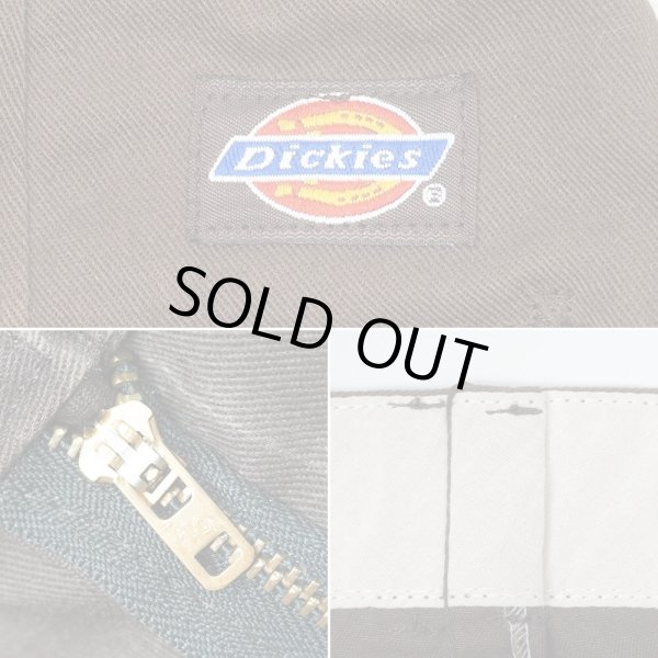 画像4: 90's Dickies 874 ワークパンツ "MADE IN USA / BROWN / W34 L32" (4)