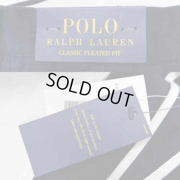 画像3: Polo Ralph Lauren 2タック チノトラウザー “新品未使用” (3)