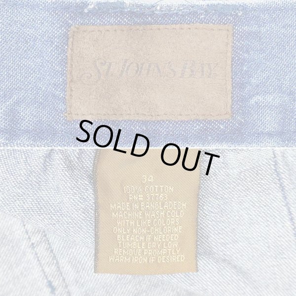 画像3: 90's ST JOHN’S BAY デニムブッシュショーツ (3)