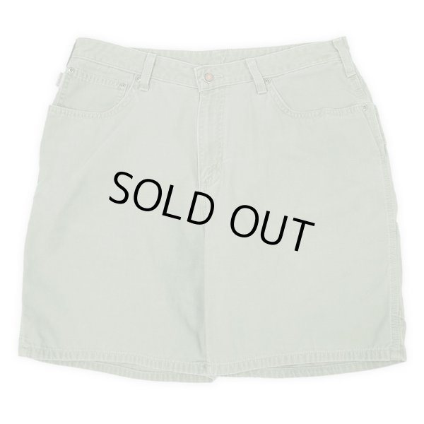 画像2: 00s Carhartt ダック ペインターショーツ “OLIVE” (2)