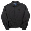 画像1: 00's Polo Ralph Lauren チンスト付き スウィングトップ "BLACK" (1)