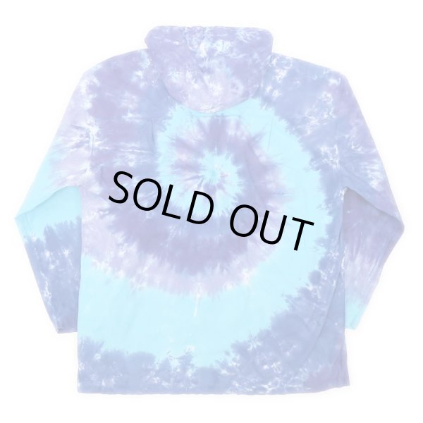 画像2: 90's Calli kind タイダイ プルオーバーフーディー (2)