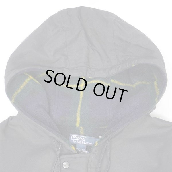 画像5: 90's Polo Ralph Lauren フリースライナー フーデッドコート “BLACK” (5)