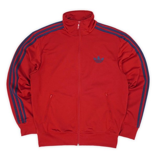 画像1: 00's adidas トラックジャケット "RED×NAVY" (1)