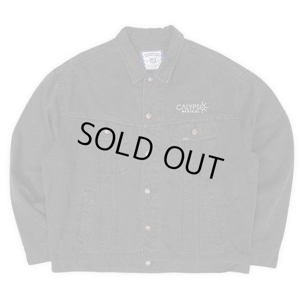 画像1: 00's Lee 71075 ブラックデニムジャケット (1)