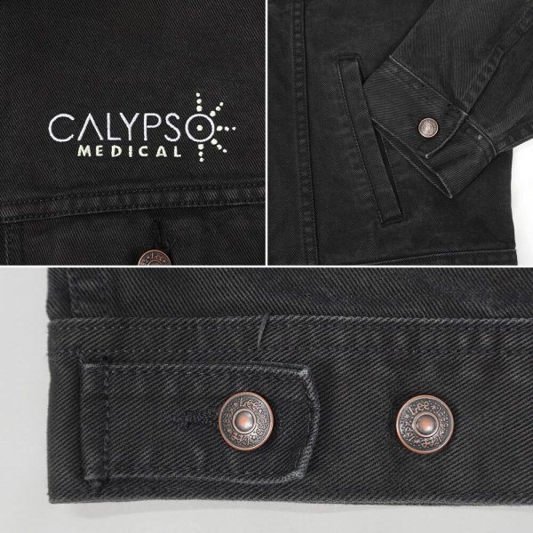 画像4: 00's Lee 71075 ブラックデニムジャケット (4)