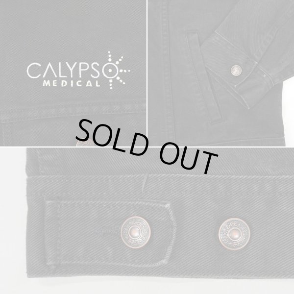 画像4: 00's Lee 71075 ブラックデニムジャケット (4)