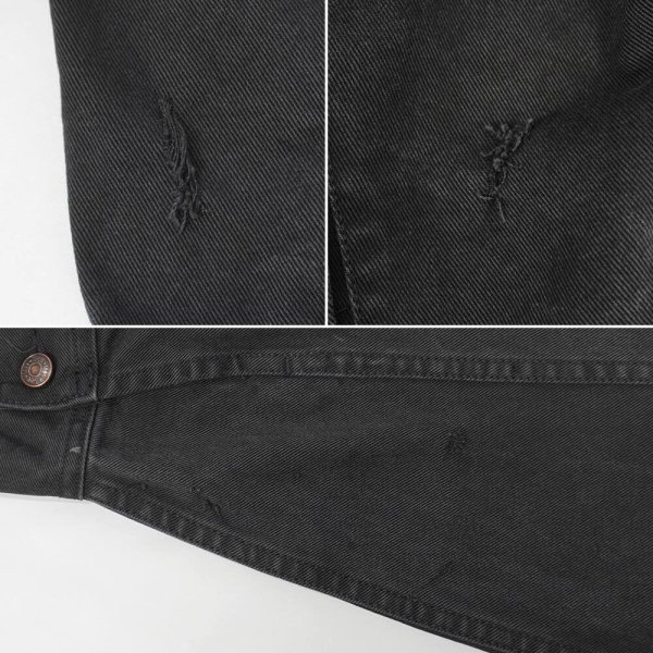 画像5: 00's Lee 71075 ブラックデニムジャケット (5)