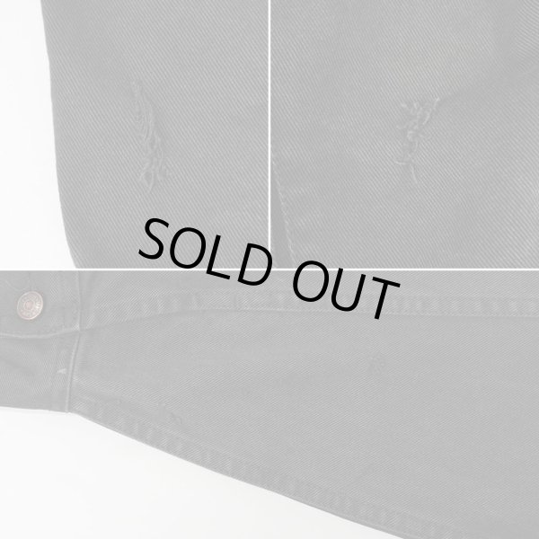 画像5: 00's Lee 71075 ブラックデニムジャケット (5)