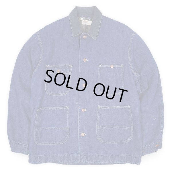 画像1: 60's MONTGOMERY WARD ブランケットライナー デニムカバーオール (1)