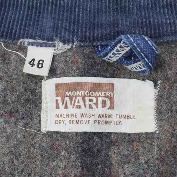 画像2: 60's MONTGOMERY WARD ブランケットライナー デニムカバーオール (2)