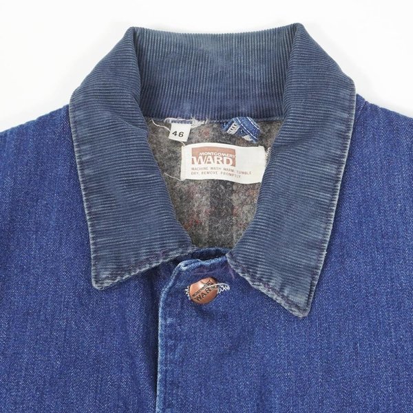画像3: 60's MONTGOMERY WARD ブランケットライナー デニムカバーオール (3)