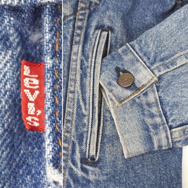 画像4: 80's Levi's 70506 デニムジャケット "MADE IN USA / 44L" (4)