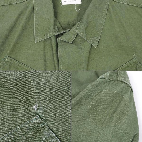 画像4: 60's US.ARMY ジャングルファティーグジャケット "5th / MEDIUM-SHORT" (4)