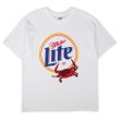 画像1: 00's Miller Lite ロゴプリント Tシャツ (1)