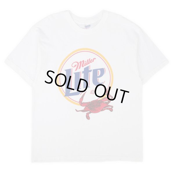 画像1: 00's Miller Lite ロゴプリント Tシャツ (1)