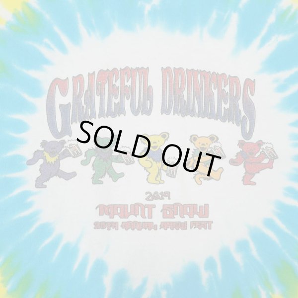 画像3: 00's Grateful Drinkers タイダイ染め パロディTシャツ (3)