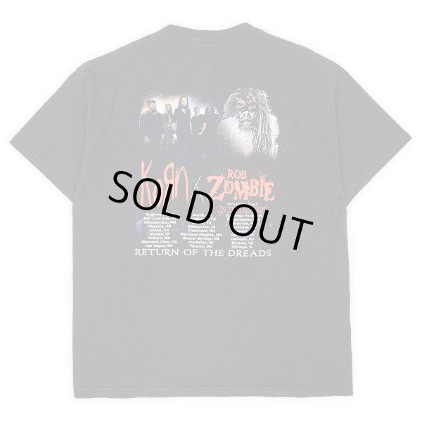 画像2: 00's KORN×ROB ZOMBIE "RETURN OF THE DREADS" ツアーTシャツ (2)