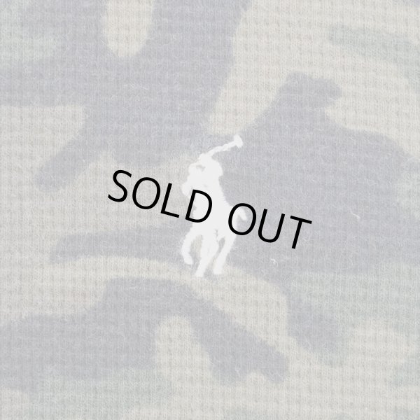 画像3: 00's Polo Ralph Lauren 迷彩柄 サーマルカットソー (3)