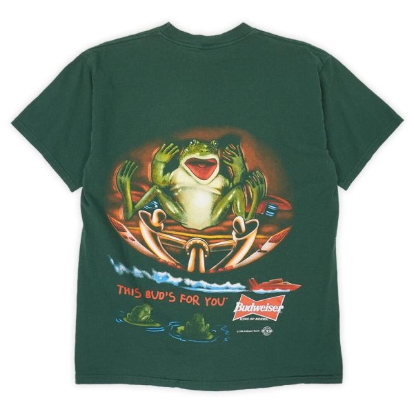 画像2: 90's Budweiser プリントTシャツ "THIS BUD'S FOR YOU" (2)