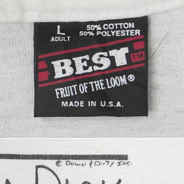 画像2: 90s A DAY IN THE LIFE OF A DICK プリントTシャツ "MADE IN USA" (2)