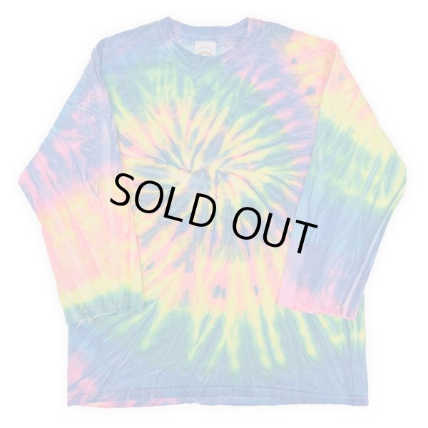 画像1: 90's Color Touch L/S タイダイ染めTシャツ “MADE IN USA” (1)