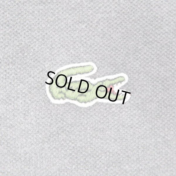 画像3: 90's LACOSTE ポロシャツ "MADE IN FRANCE / GRAY" (3)