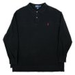 画像1: 00's Polo Ralph Lauren L/S ポロシャツ “BLACK” (1)