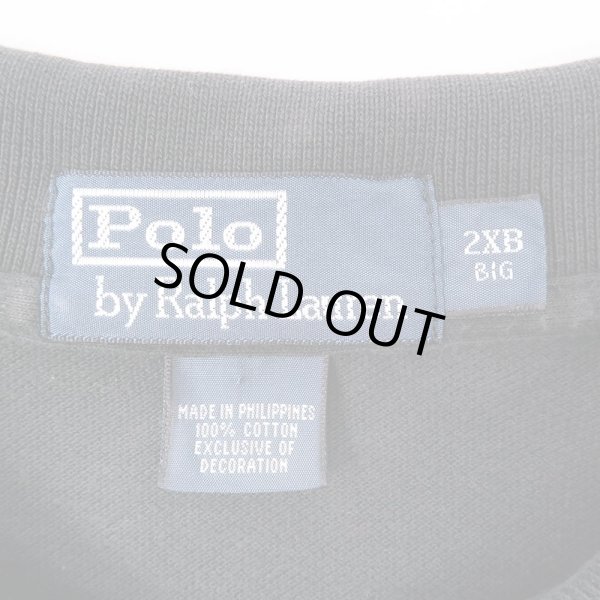 画像2: 00's Polo Ralph Lauren L/S ポロシャツ “BLACK” (2)