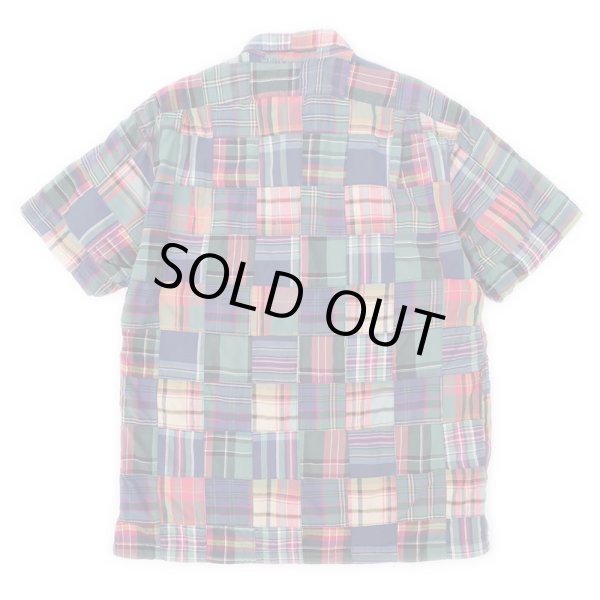 画像2: 90's Polo Ralph Lauren S/S パッチワーク プルオーバーシャツ ”CLARENCE SPORT" (2)