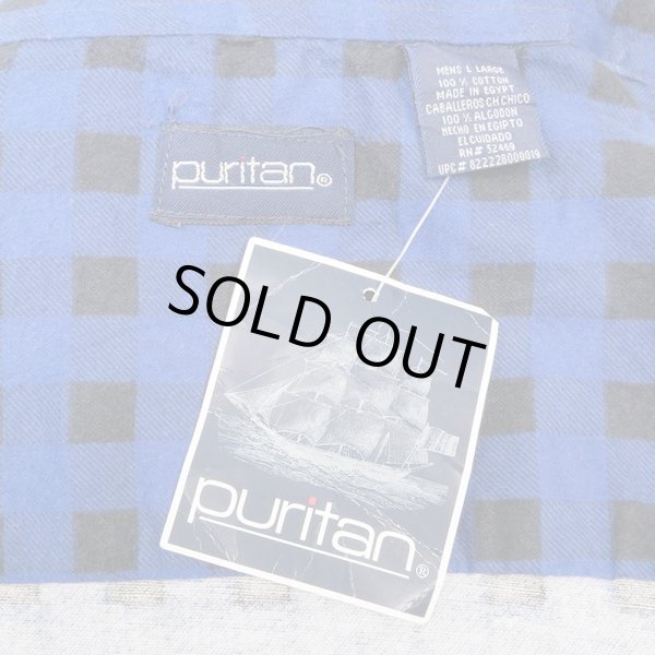 画像2: 90's Puritan プリントネルシャツ "DEADSTOCK" (2)