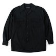 画像1: 90's MARK SHALE オープンカラーシャツ “BLACK” (1)