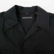 画像2: 90's MARK SHALE オープンカラーシャツ “BLACK” (2)