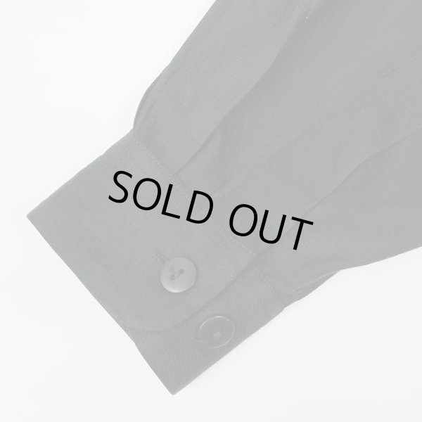 画像4: 90's MARK SHALE オープンカラーシャツ “BLACK” (4)