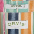 画像2: 90's ORVIS S/S マルチボーダー柄 ワークシャツ (2)