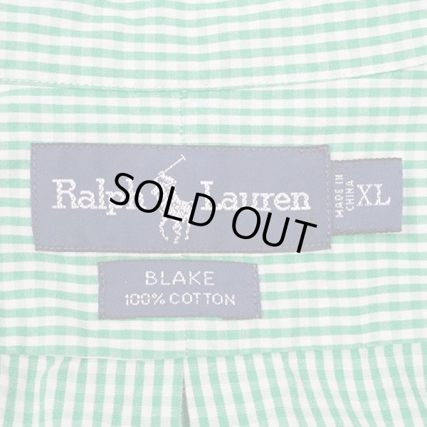 画像2: 90's Polo Ralph Lauren S/S ボタンダウンシャツ "BLAKE" (2)